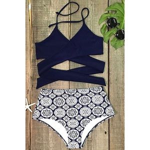 Brand New!! High Waisted Strappy Bikini